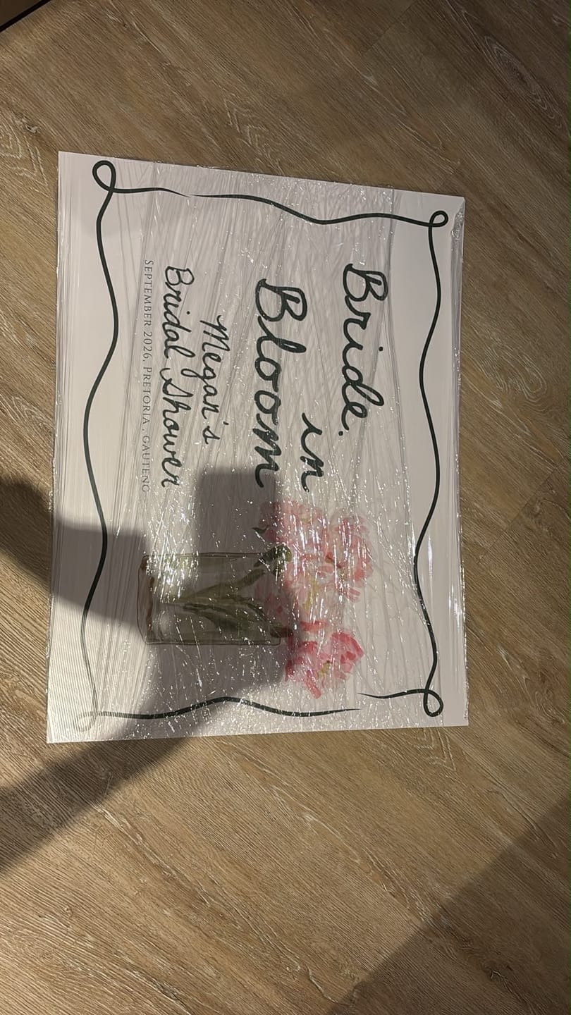 Customer photo review of Welcome Board