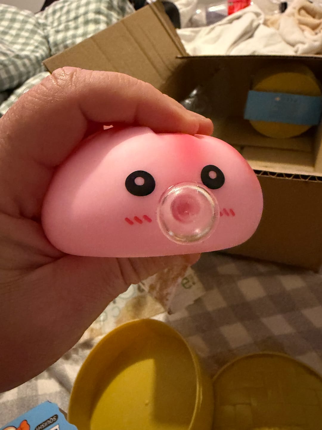 Customer photo review of Mystery Viral Dumpling Squishy 7 Pack