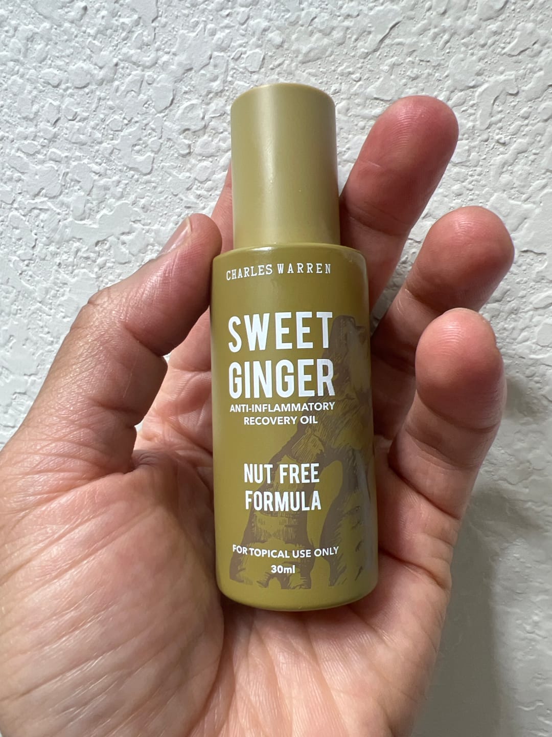 Customer photo review of [Nut-Free] Sweet Ginger Dry Oil for Sensitive Skin