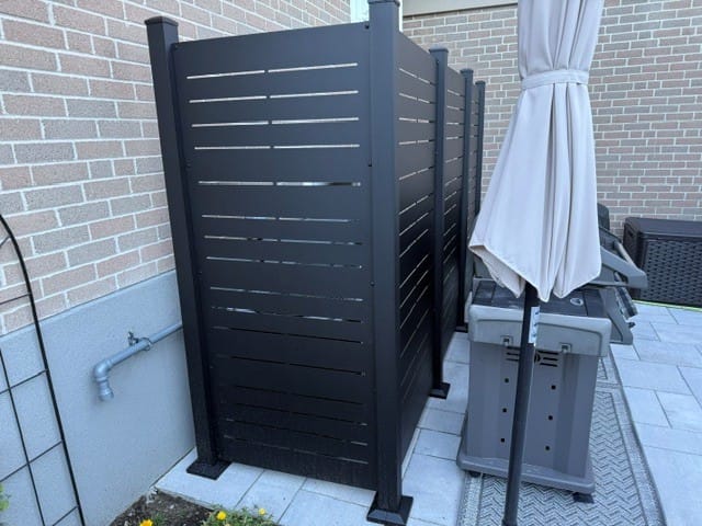 Customer photo review of Privacy Screen (Horizon)