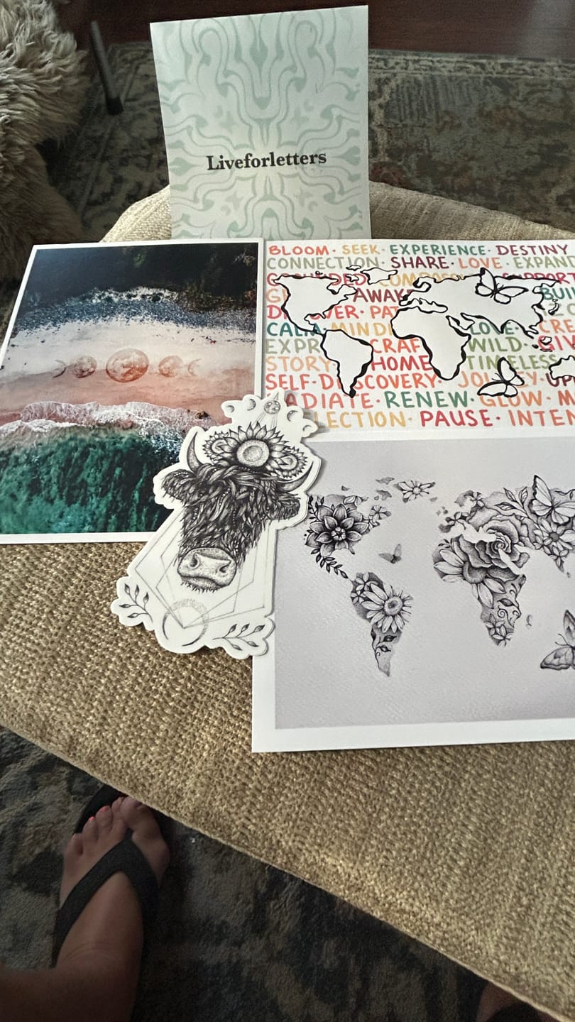Customer photo review of LiveForLetters August