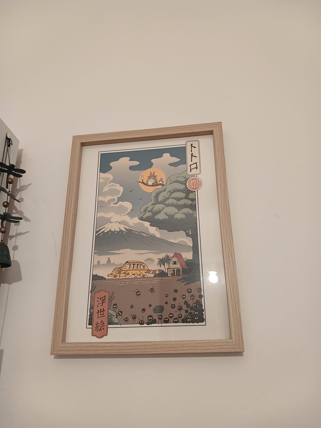 Customer photo review of Affiche Japonaise Ukiyo-e Gardiens de la Forêt