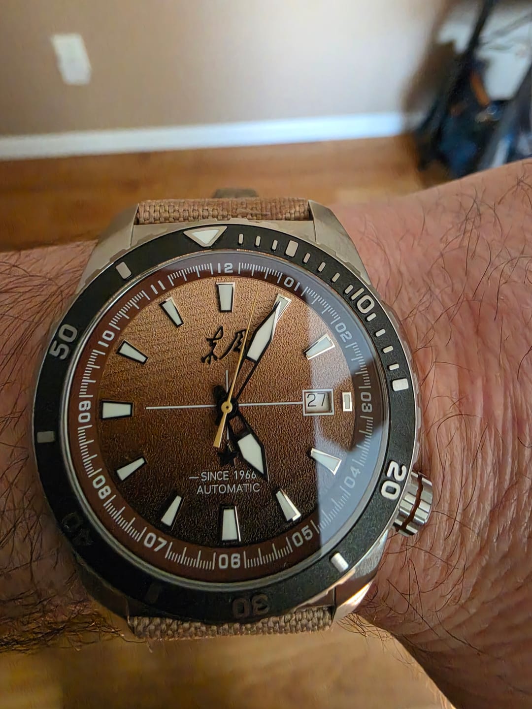Customer photo review of Dongfeng Series Desert Tactical Automatic Watch 45mm