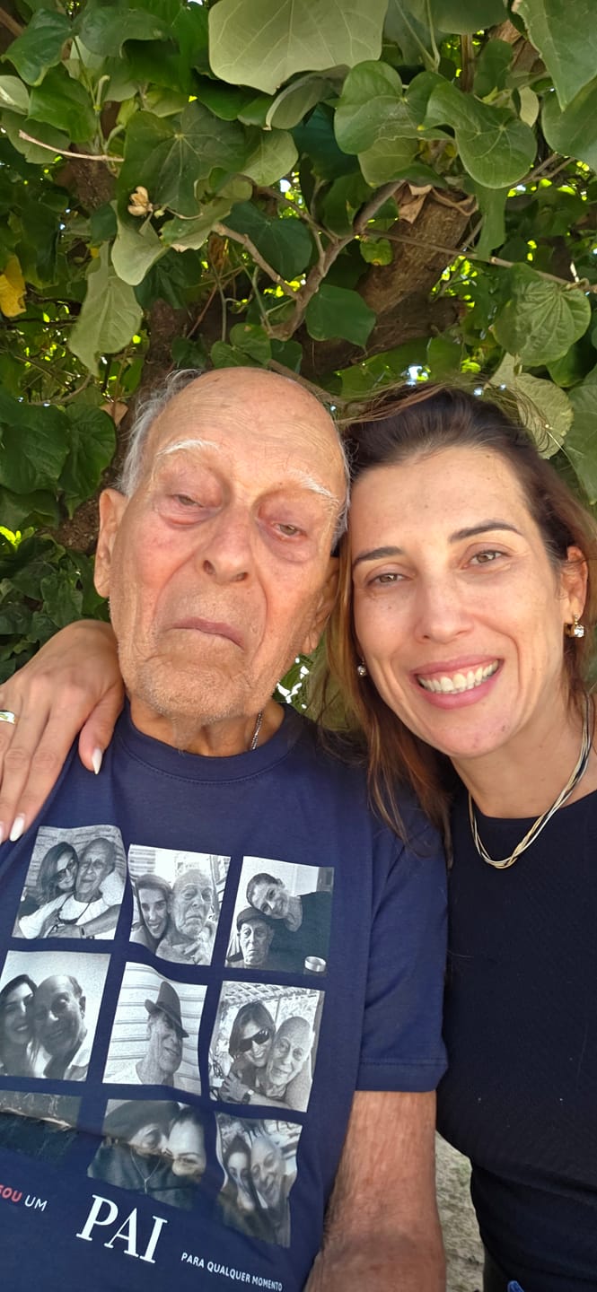 Customer photo review of Camiseta personalizada dia dos Pais - PAI PARA TODO MOMENTO - PRETA - Algodão 100%