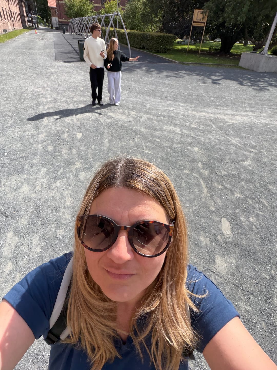 Customer photo review of Stick On Lenses (2-pack)