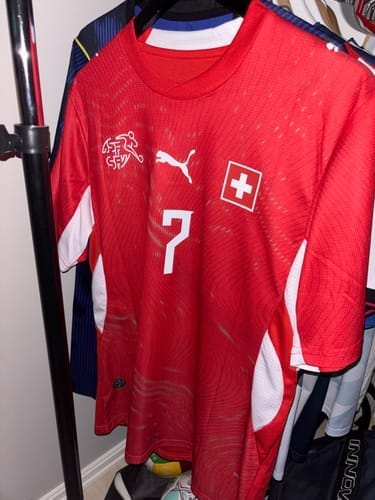 Customer photo review of 2026 Switzerland Home World Cup Kit Player Version