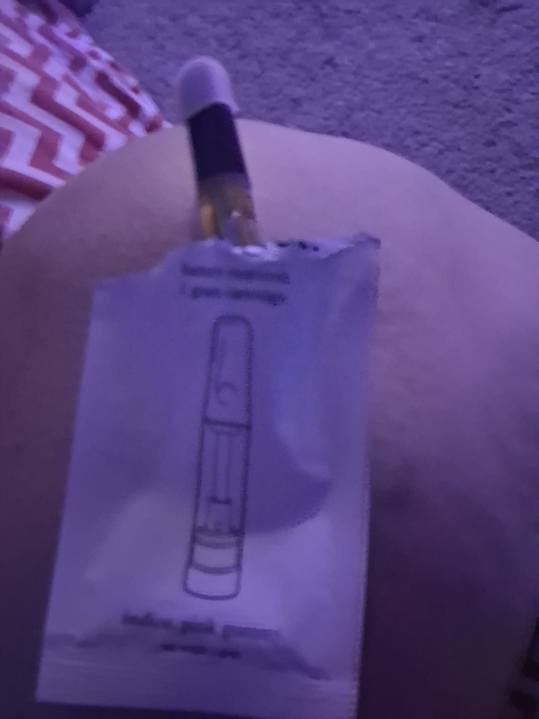 Customer photo review of 1 Gram Delta-8 THC Full Spectrum Vape Cartridge | Ice Cream Cake - Hybrid