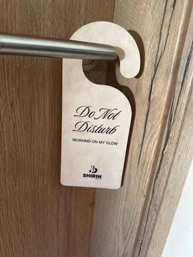 Customer photo review of Premium Samt Türhänger