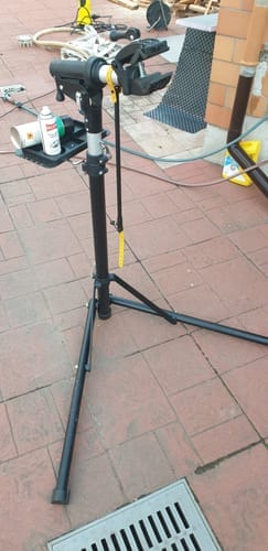 Customer photo review of Fahrrad Montageständer 50 kg