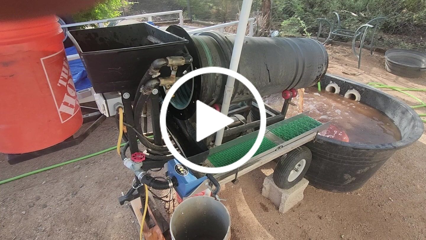 Customer video review of 6X42 Double Mat Sluice Box with Dream Mat | Gold Prospecting Equipment