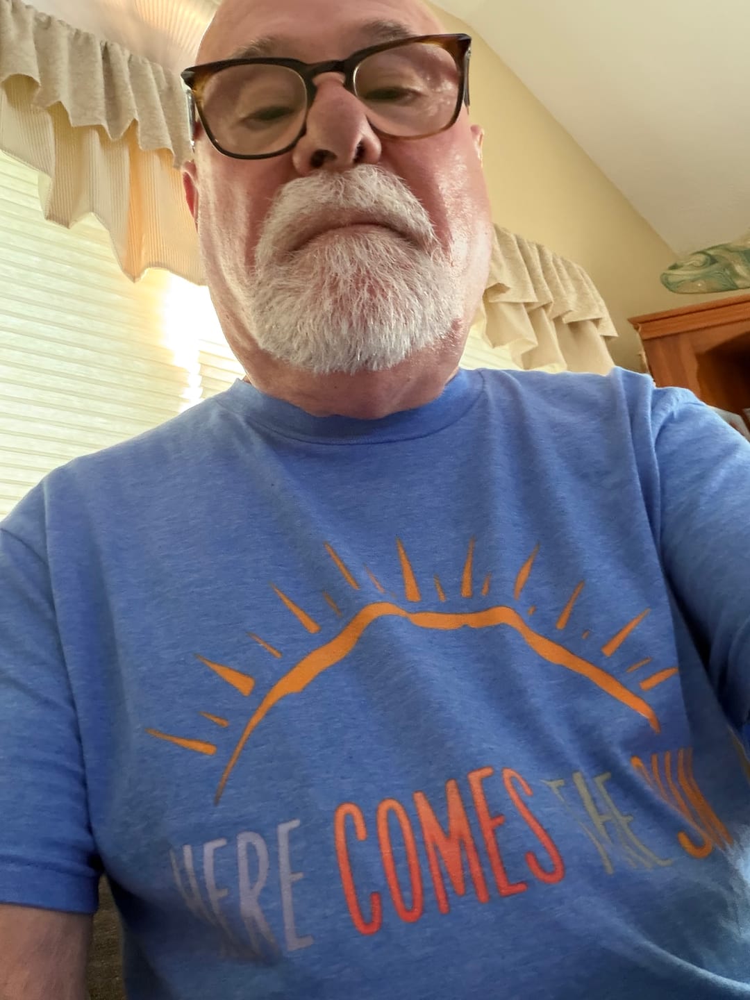 Customer photo review of Here Comes The Sun (IV) T-Shirt