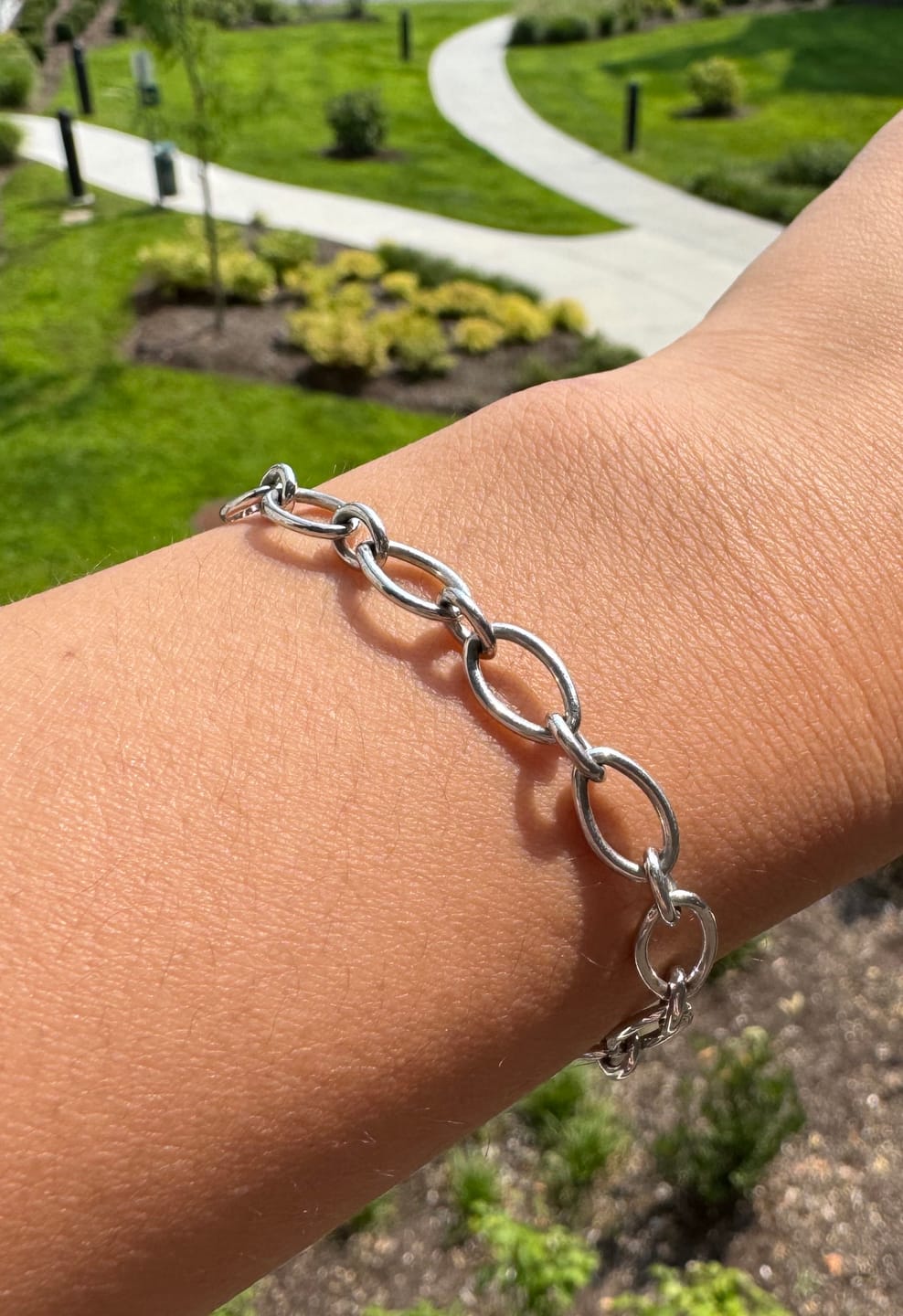 Customer photo review of Citrus Chain Bracelet