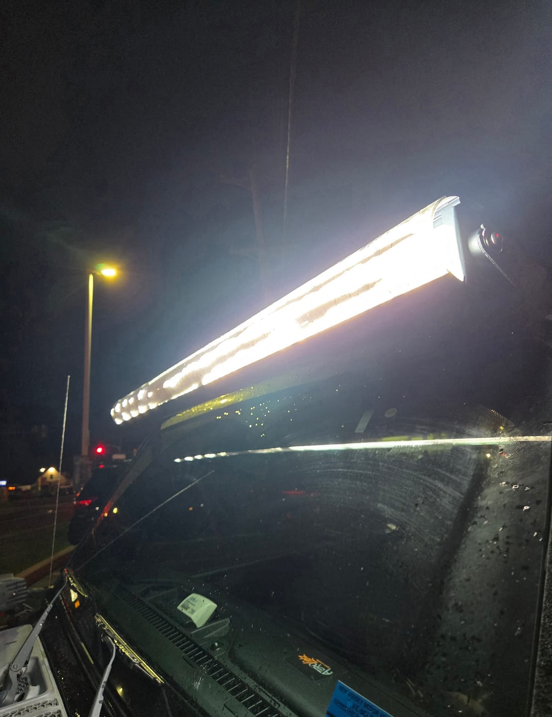 Customer photo review of Light Bar Cover | Dual Row 52"