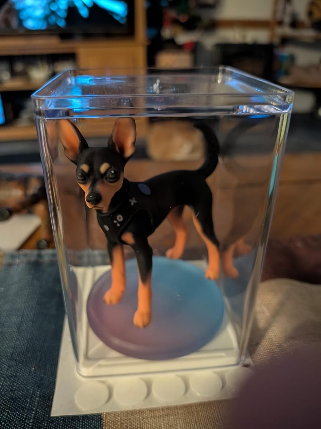 Customer photo review of Personalized Pet 3D Figurine from Photo