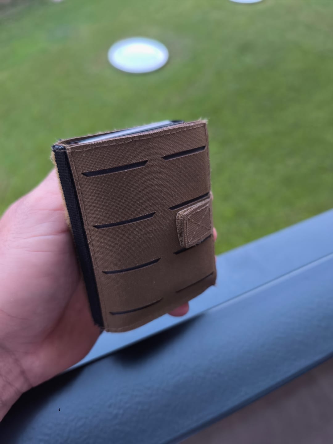 Customer photo review of Tactical Wallet MK2 - Coyote