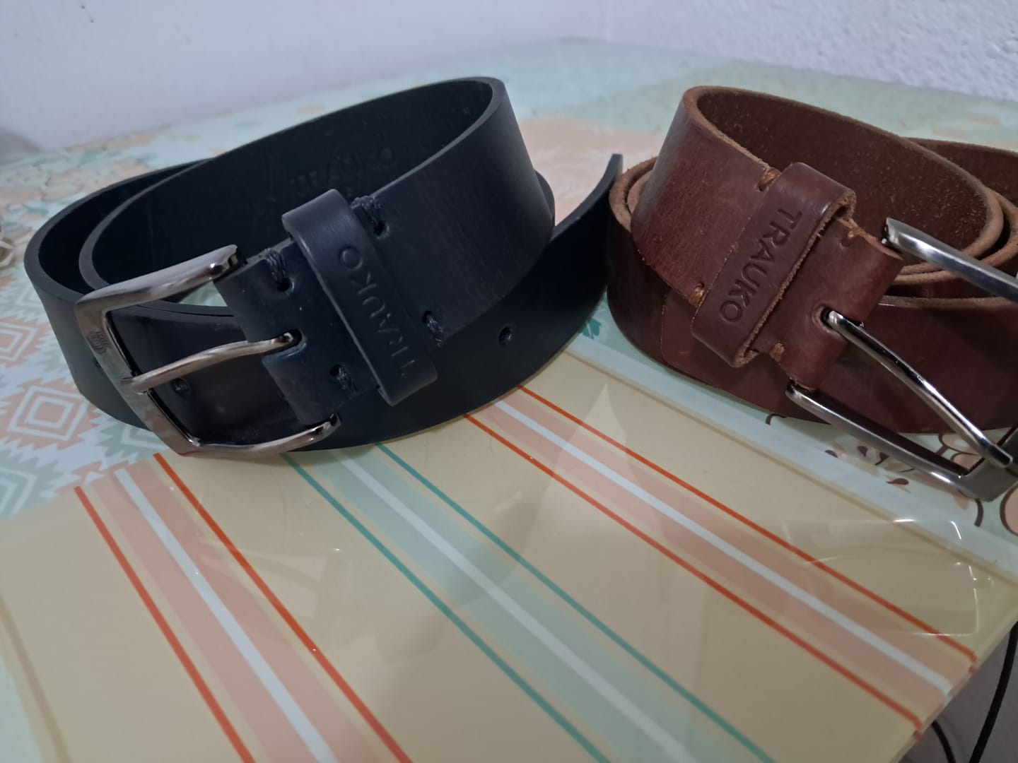 Customer photo review of Cinturón Casual Negro