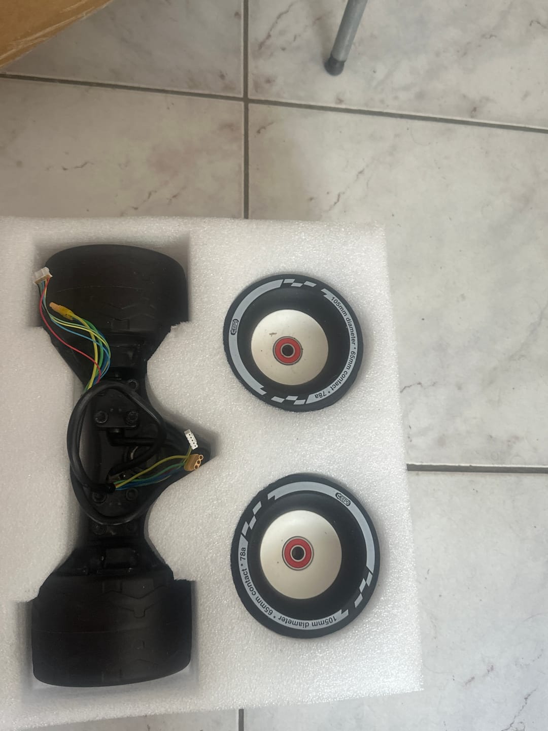 Customer photo review of Meepo Donut 105mm Hub Motor Kit