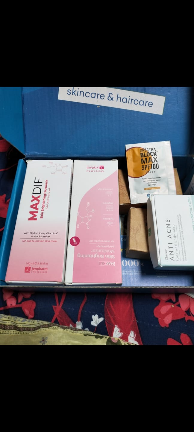 Customer photo review of Maxdif Facewash