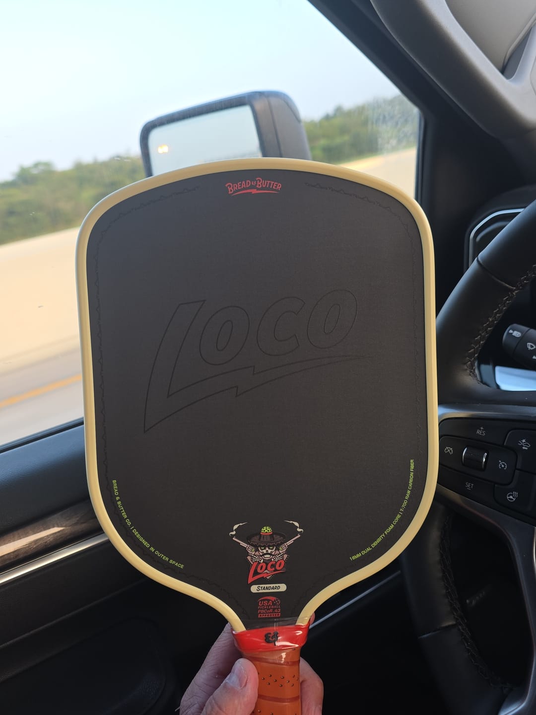 Customer photo review of The Loco 16mm Pickleball Paddle Standard