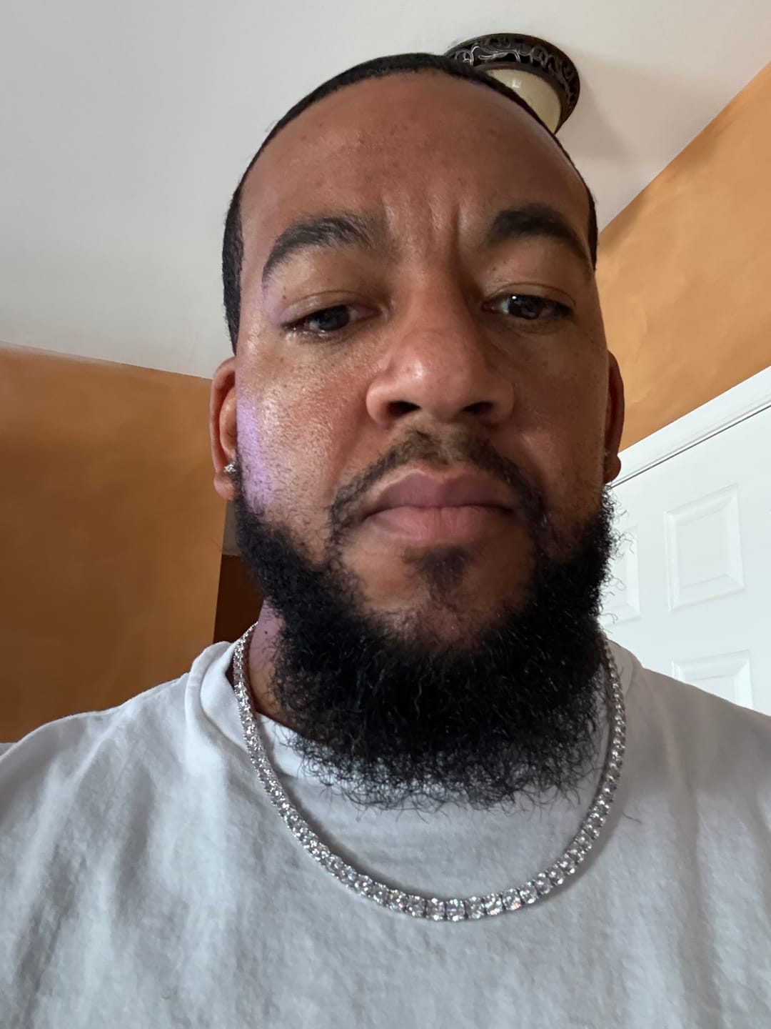 Customer photo review of 6mm Moissanite Tennis Chain - Silver - D Color - VVS1