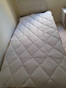 Customer photo review of 160x200 Yün Yatak Pedi Çift Kişilik 3 KG Merinos Kuzu Yünü