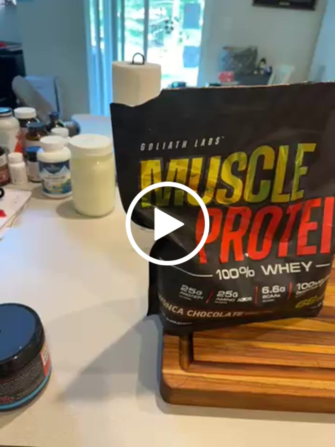 Customer video review of 100% Whey Protein Powder