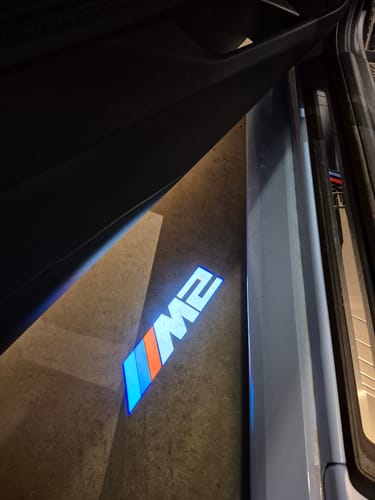 Customer photo review of BMW G SERIES DOOR LIGHTS