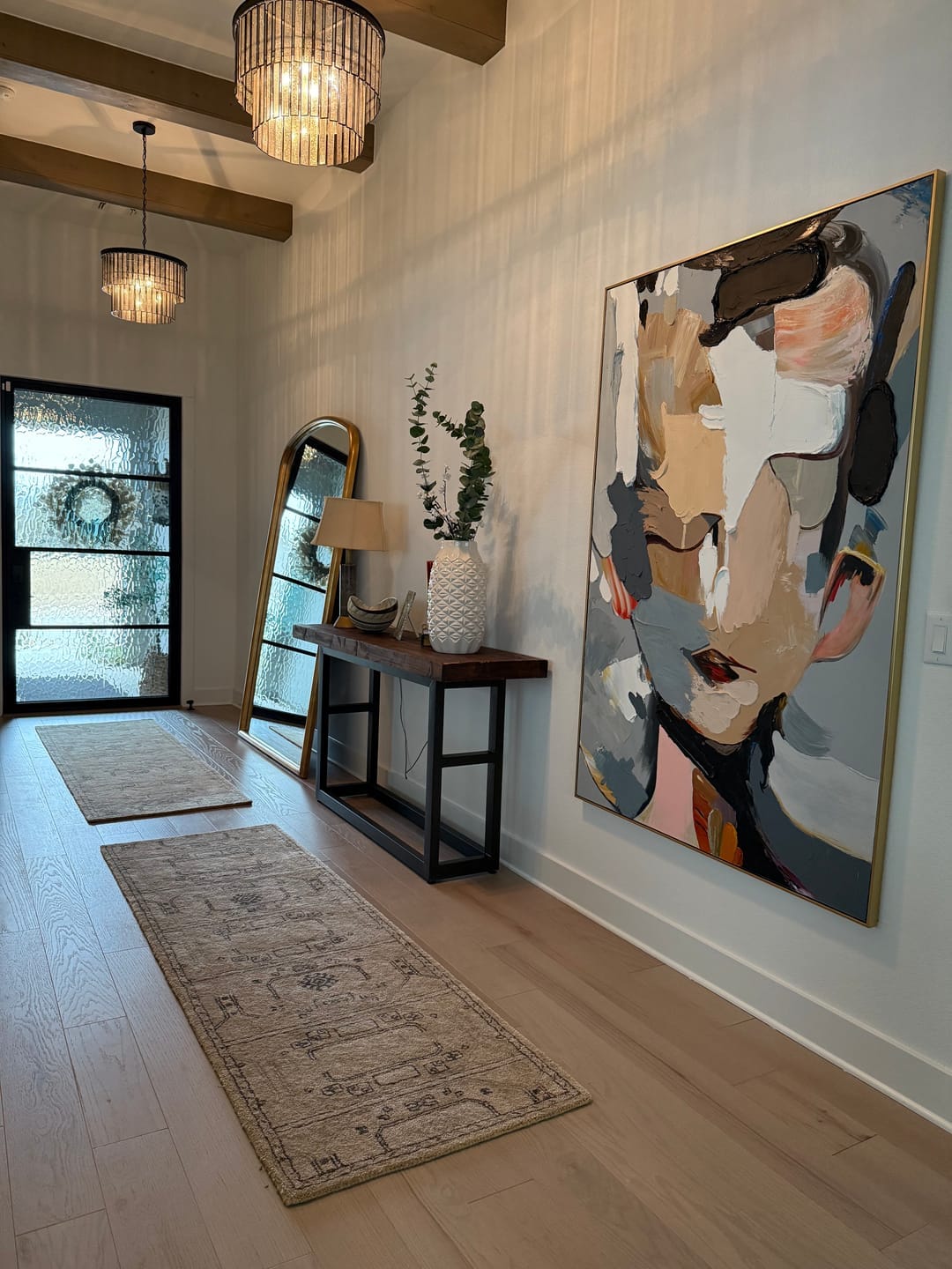 Customer photo review of Soul - Abstract Portrait Wall Art