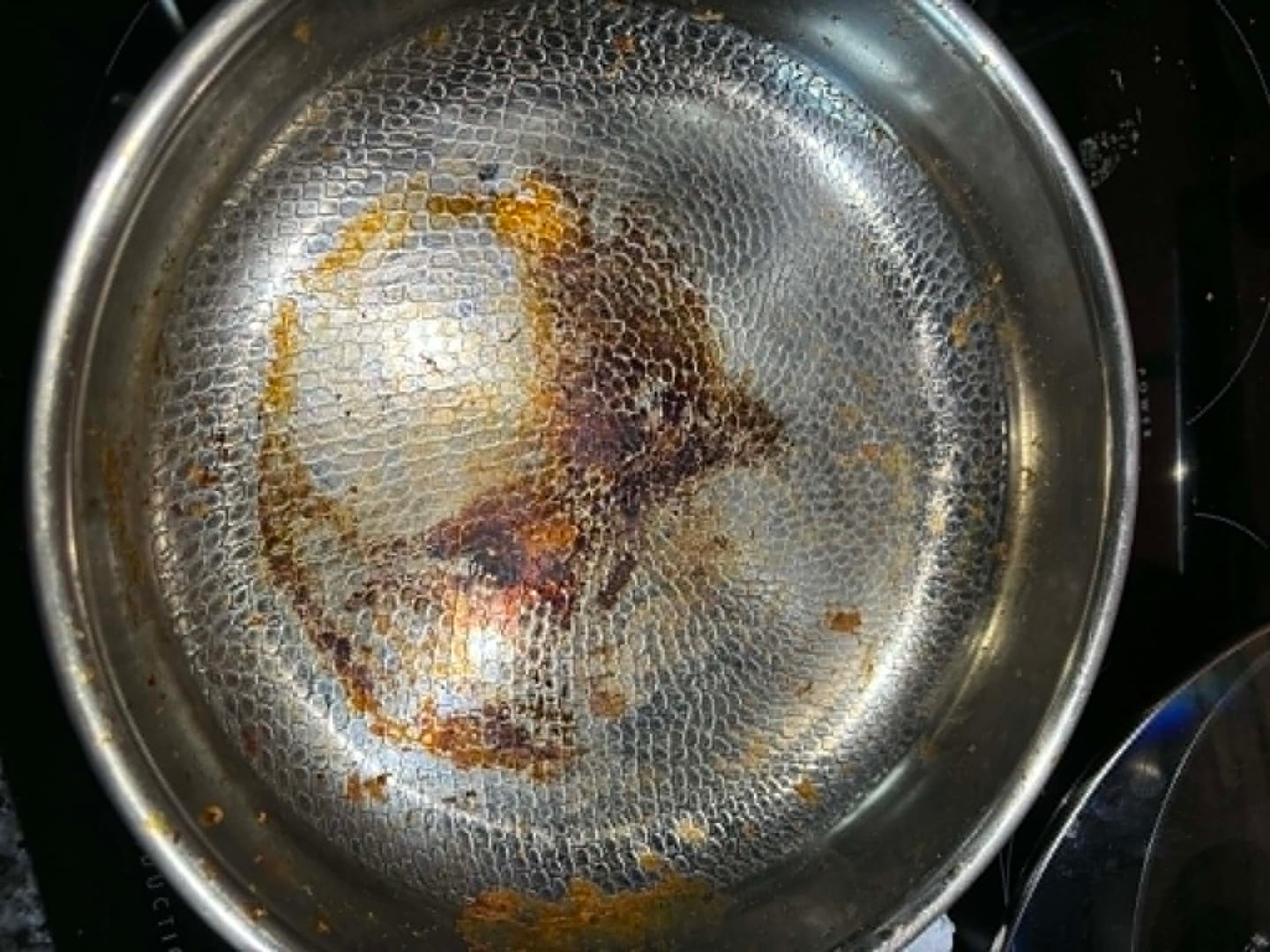Customer photo review of Hand-Hammered Titanium Pan