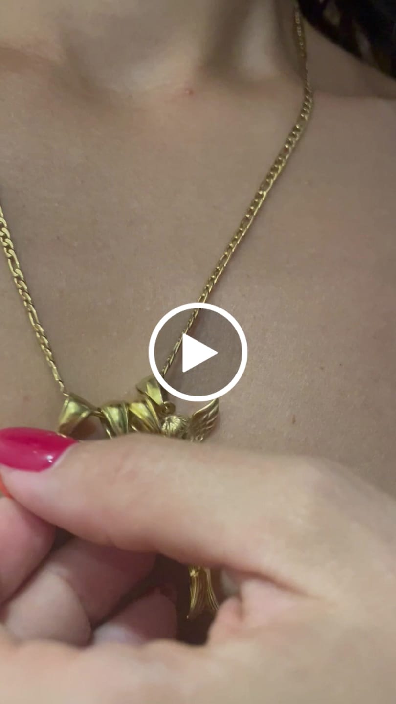 Customer video review of Ciondolo "Sei il mio angelo"