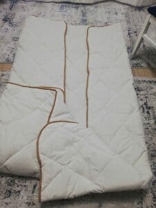 Customer photo review of Çift Kişilik Kuzu Yünü Yorgan 195x215 cm 3 kg Merinos Kuzu Yünü