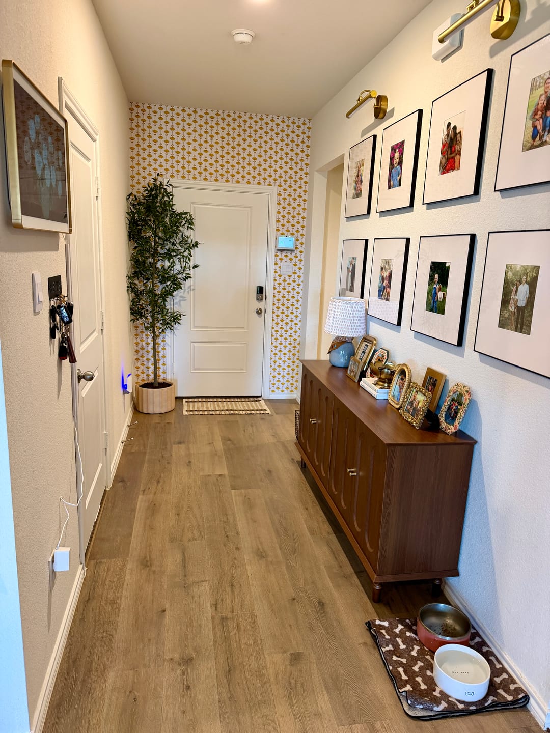 Customer photo review of Alice Wallpaper by Meghan Pauley Nespeca