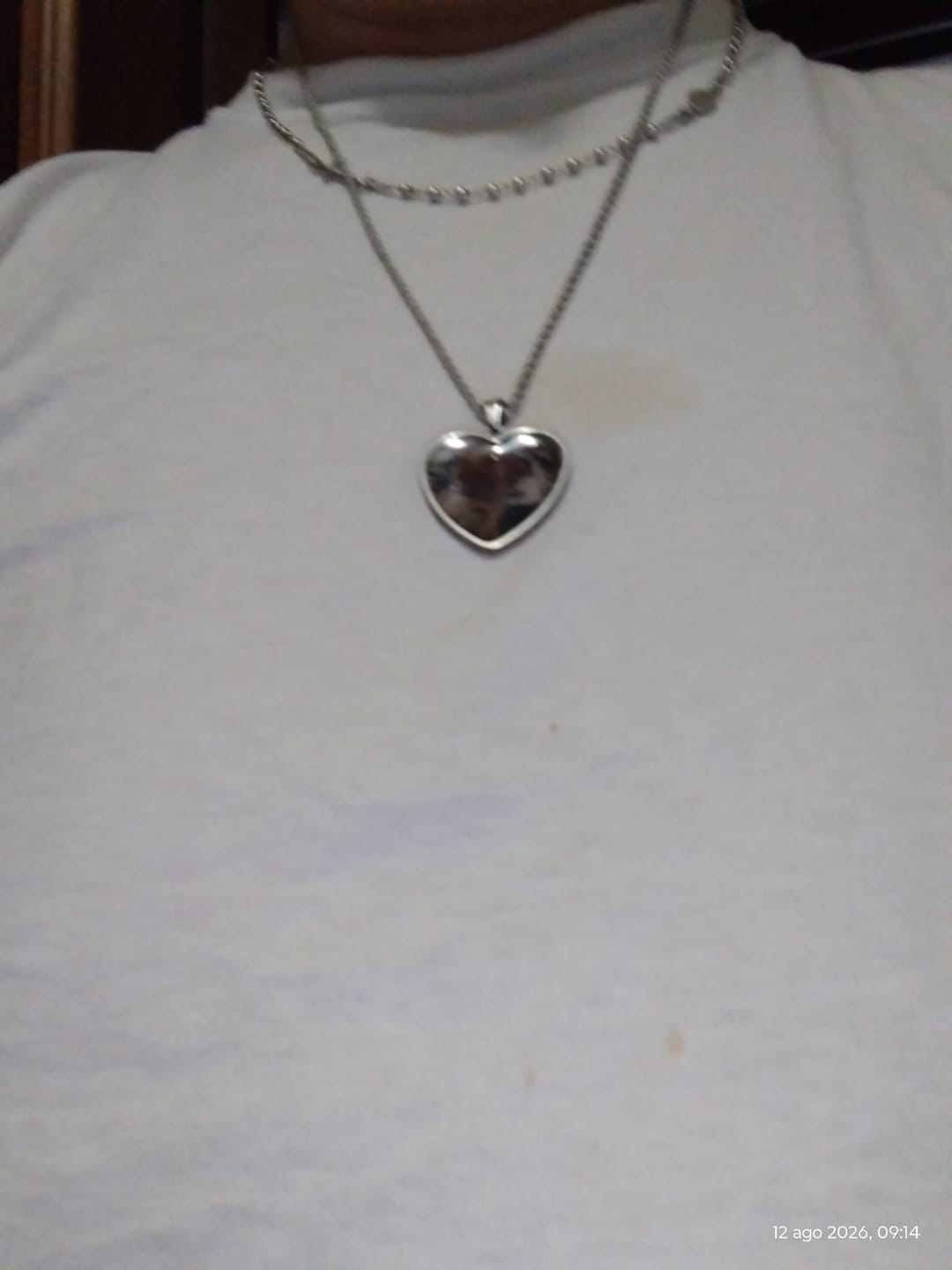 Customer photo review of Collana con Foto - Portami con Te