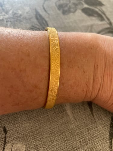 Customer photo review of Titāna rokassprādze "Nacionālā josta"