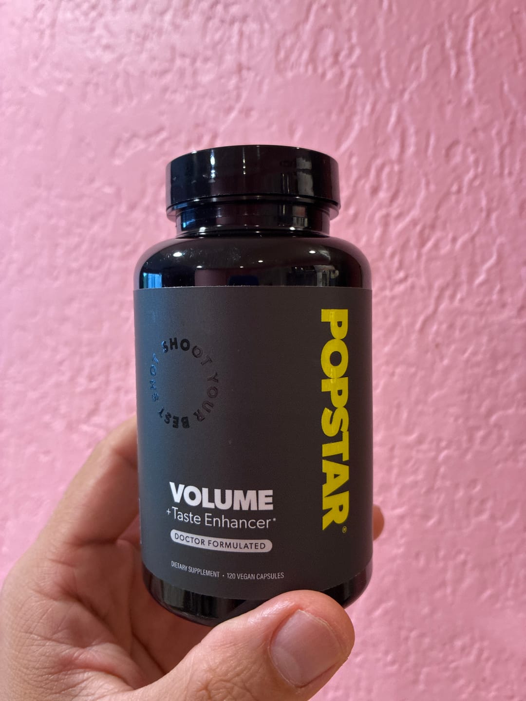 Customer photo review of Popstar Volume + Taste | 1 Month