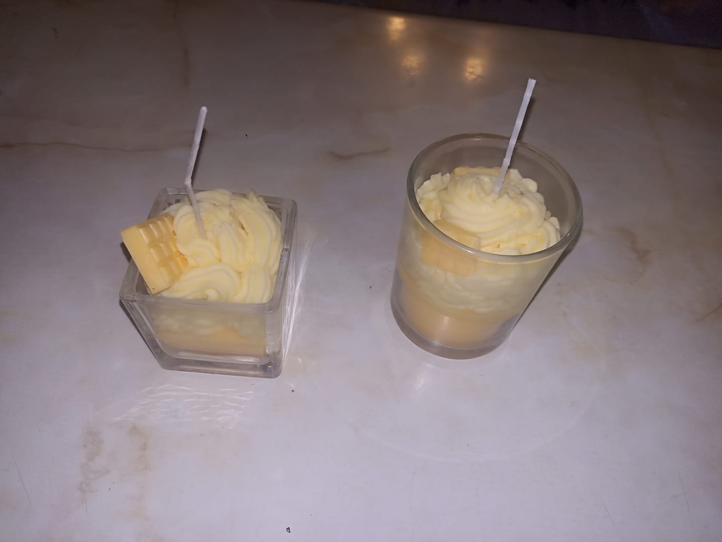Customer photo review of Cera de soja 1 kg bajo punto de fusión 52 grados bpf escamas cera de soya