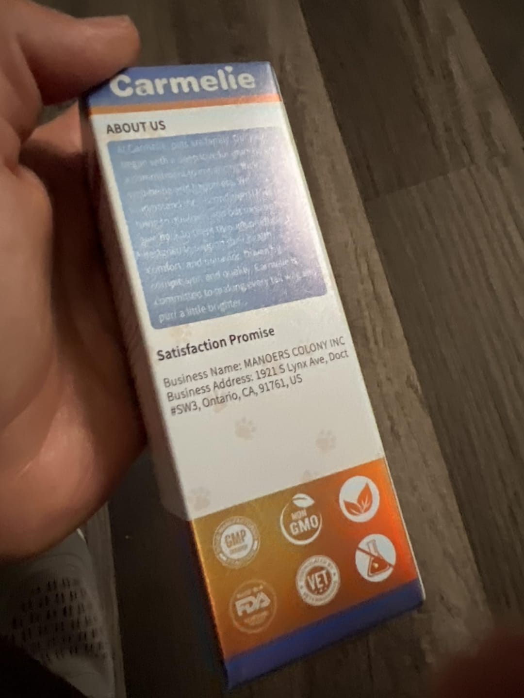 Customer photo review of Fórmula Veterinaria Natural para Eliminar Hongos en Perros