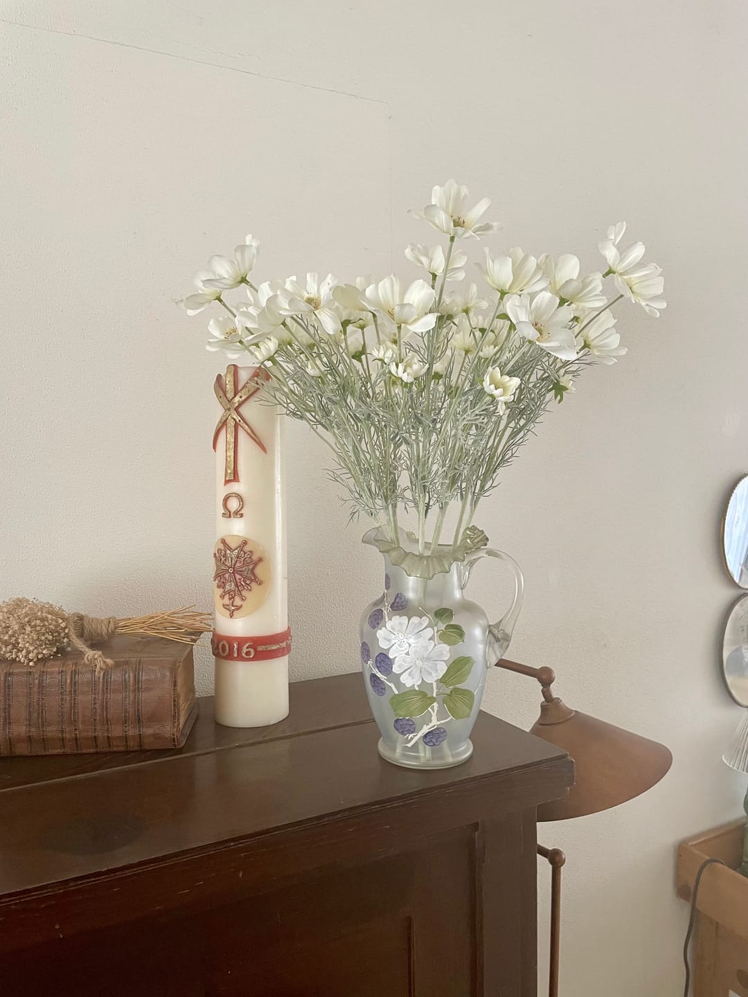 Customer photo review of Zijden Madeliefjes (10 stengels) - Wit
