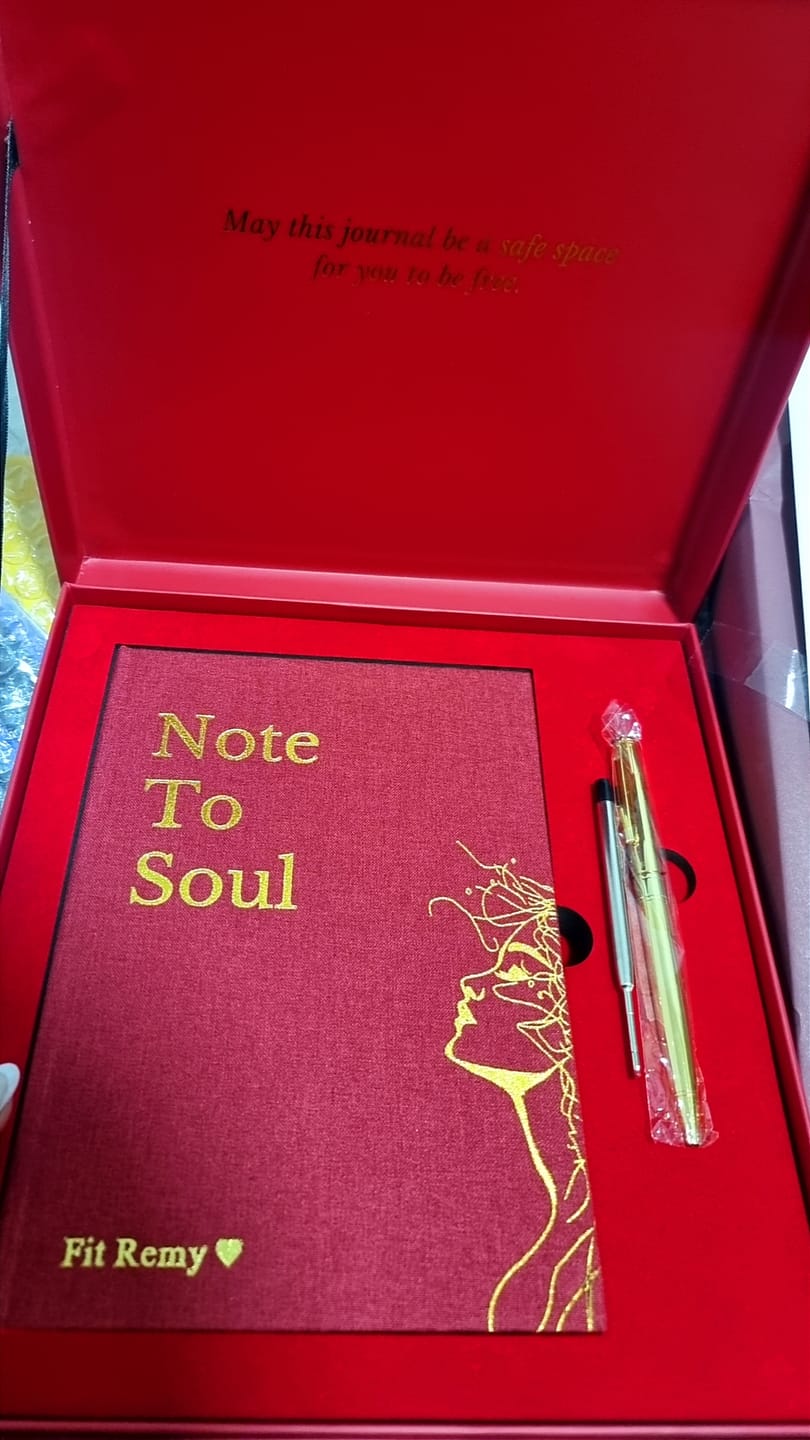 Customer photo review of Note to Soul - Gift Set