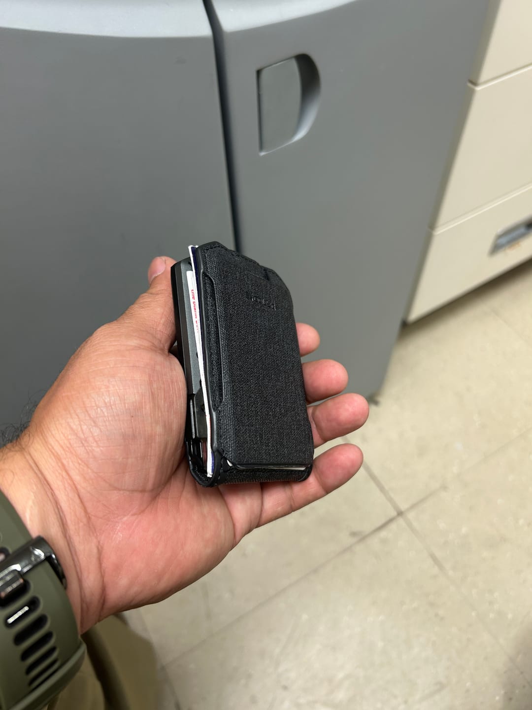 Customer photo review of M4 Maverick™ Bifold Rail Wallet