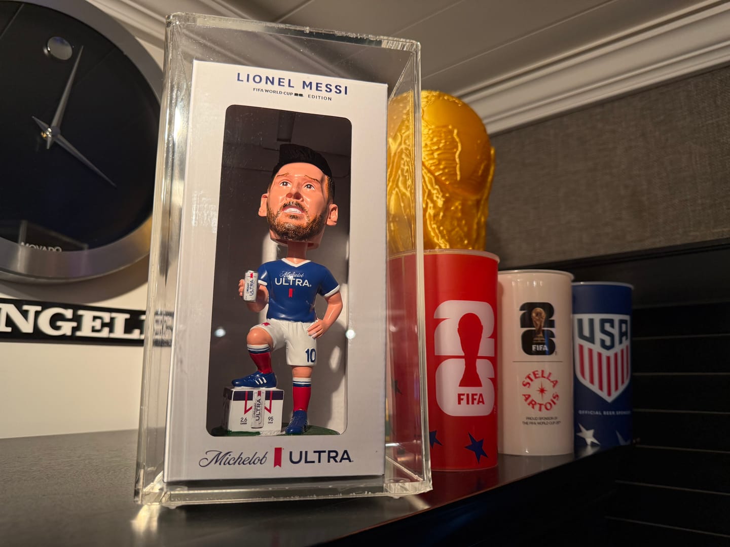 Customer photo review of Acrylic Display Case for Figurine Miniature Doll Bobblehead or Action Figure
