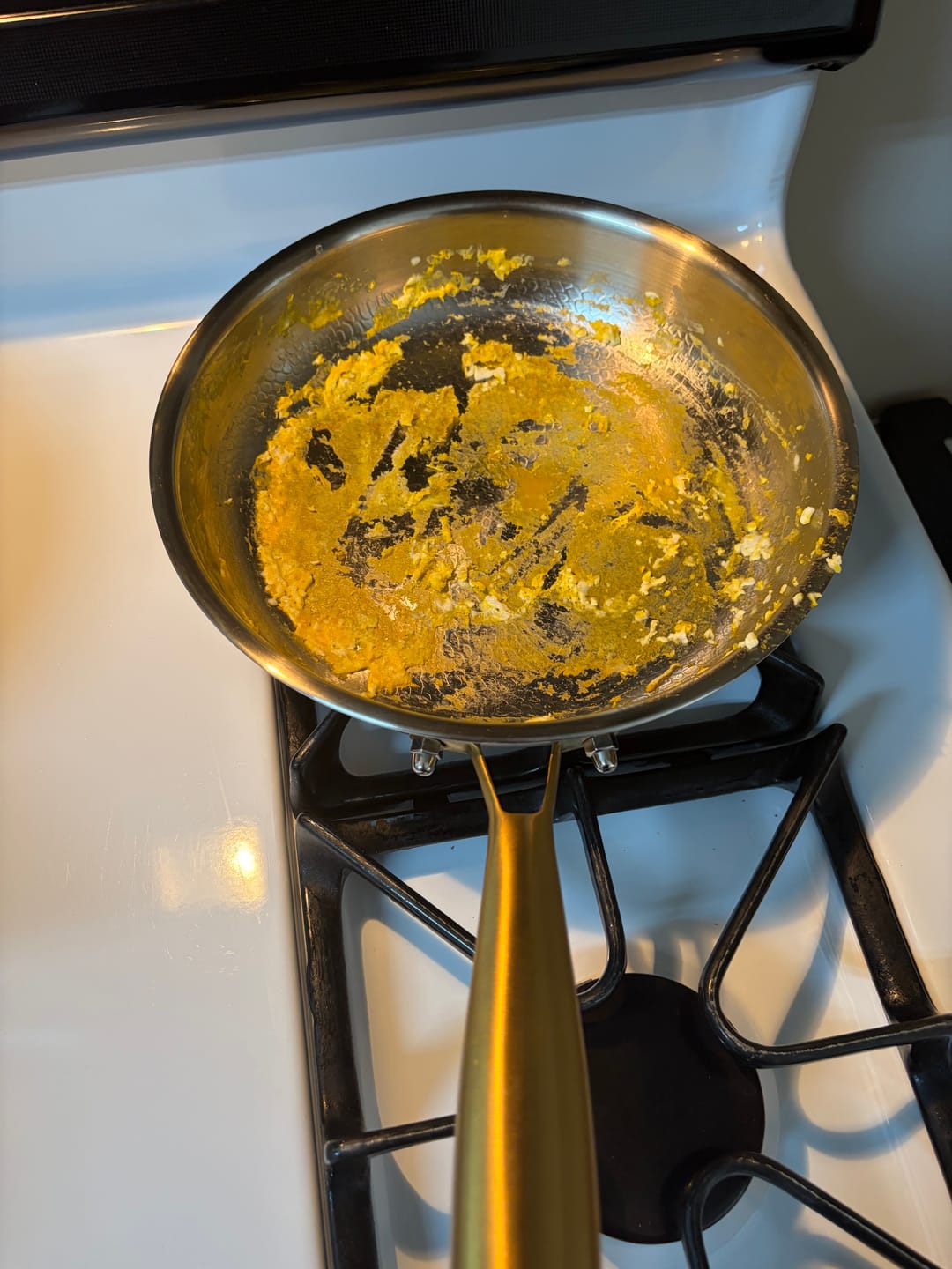 Customer photo review of Hand-Hammered Titanium Pan I Limited Edition