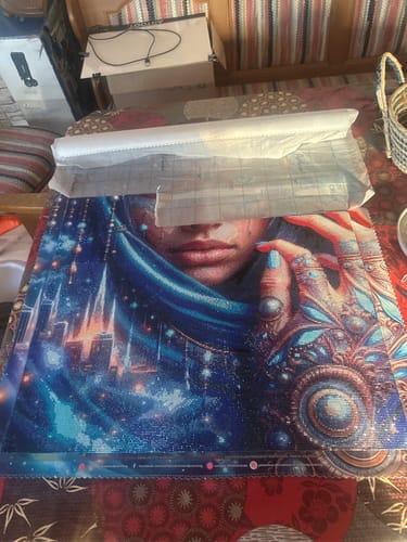 Customer photo review of 5D Diamond Painting – Sternenblick der Wüstenprinzessin