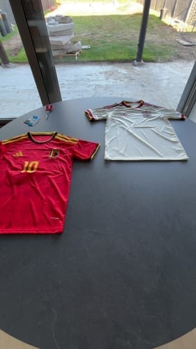 Customer photo review of 2026 Belgium Home World Cup Kit Player Version