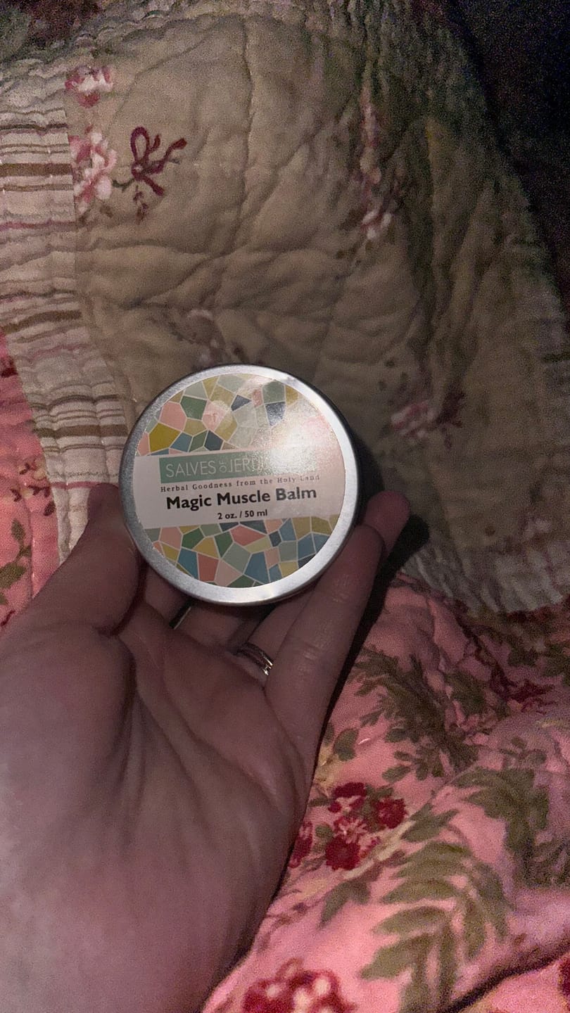 Customer photo review of Magic Muscle Balm - 113ml (4oz)