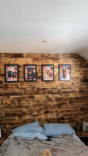 Customer photo review of Graffiti -  Personalised Poster