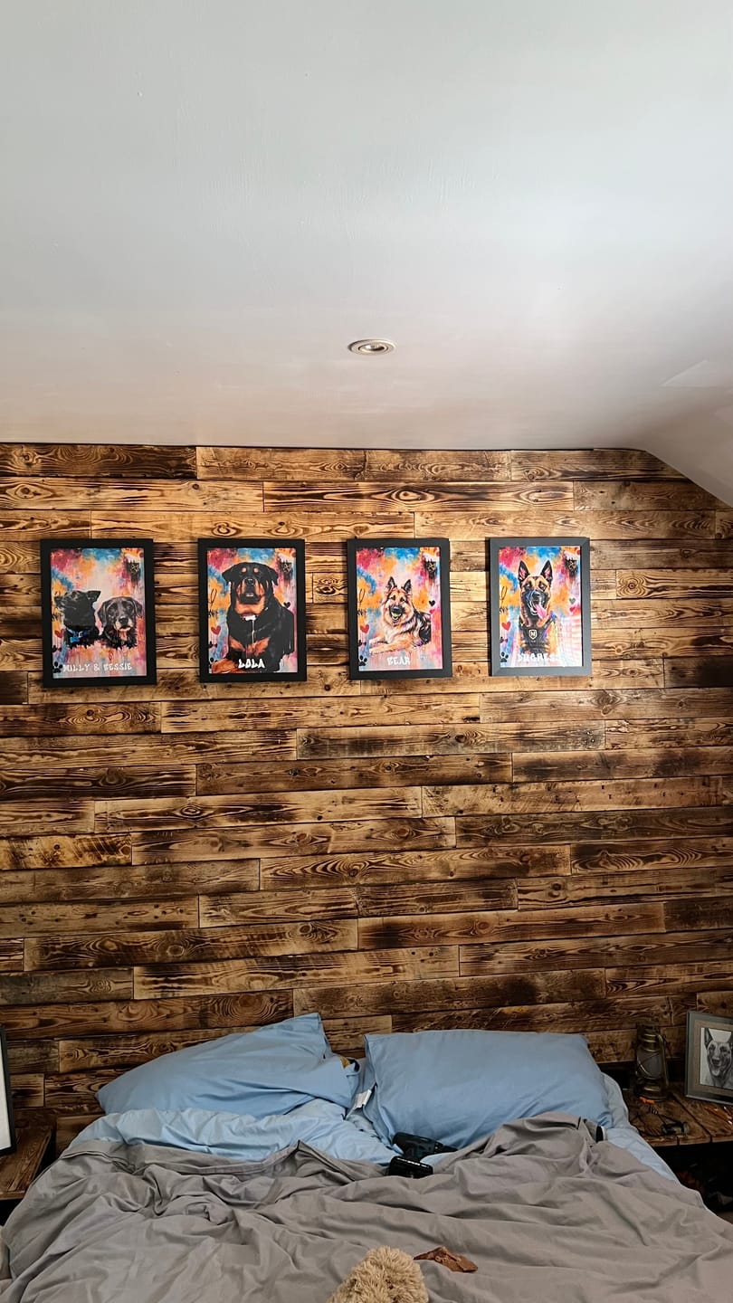 Customer photo review of Graffiti -  Personalised Poster