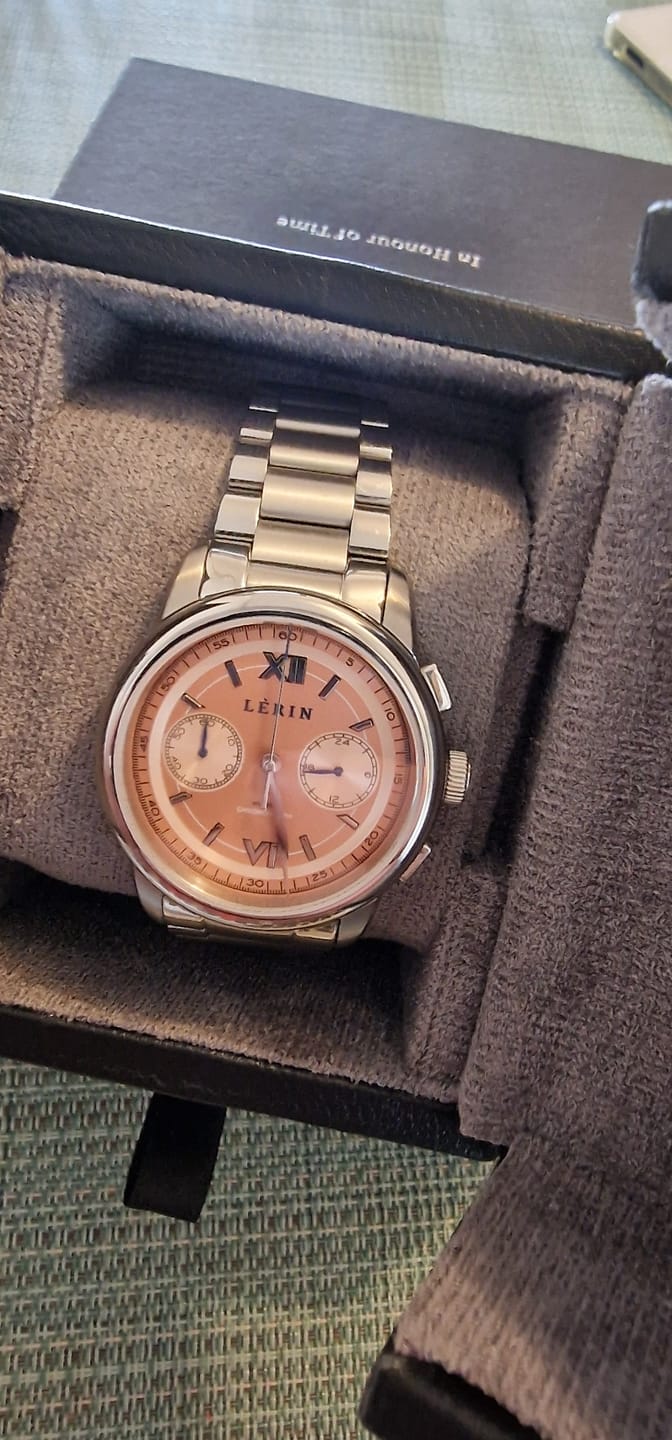 Customer photo review of Hybrid Chronograph Limited Edition - Salmon