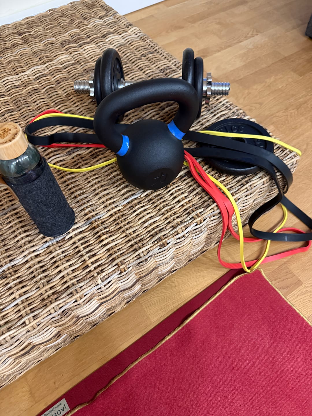 Customer photo review of Strength Shop Cast Iron Kettlebells - Single Mould, Powder Coated, 4-64KG