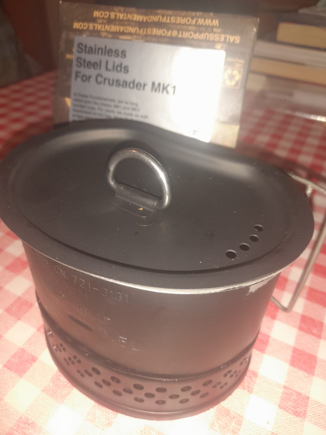 Customer photo review of Cup Lids for BCB MK1 & MK2